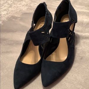 Teal color high heals